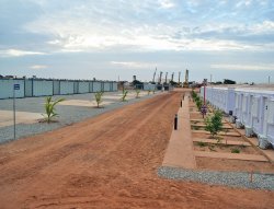 Instalação de cabines de gerenciamento modular concluídas no Senegal