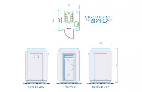 Cabine wc-banheiro portátil 150x150