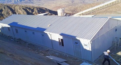 Edifícios de estaleiro de obras construído para Anagold Mining na Turquia