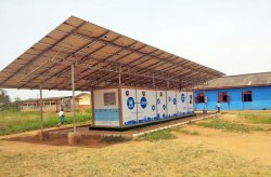 Os contentores da nova geração da Karmod são usado para armazenamento de energia solar na Nigéria