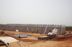 canteiro de obra pré-fabricado para minas no Senegal