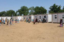 Projeto de escola móvel na Nigéria