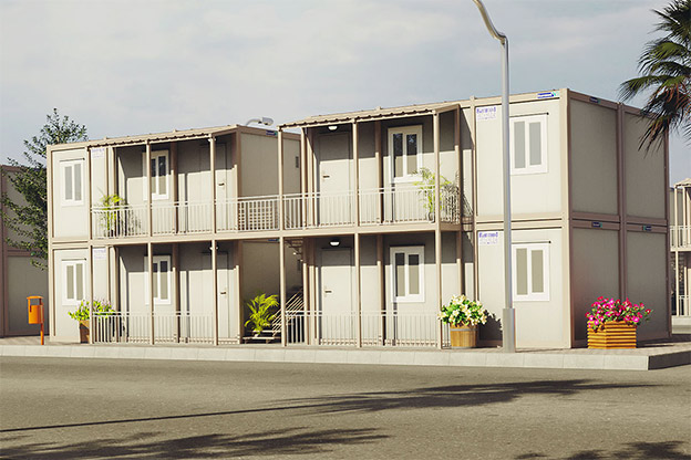 Casas modulares temporárias