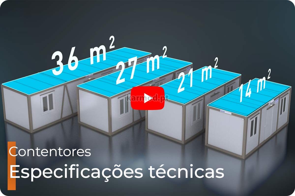 Contentores especificacoes tecnicas